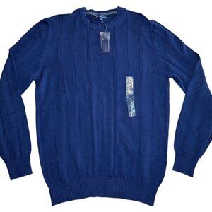 NWT John Ashford Navy Men's Size M Sweater